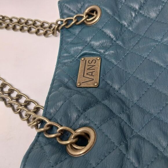 Dark green VANS Shoulder bag with Chain Strap. - Picture 14 of 15